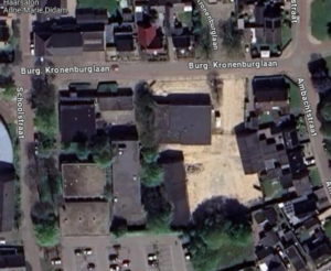 Satellietfoto van de Locatie Burgemeester Kronenburglaan